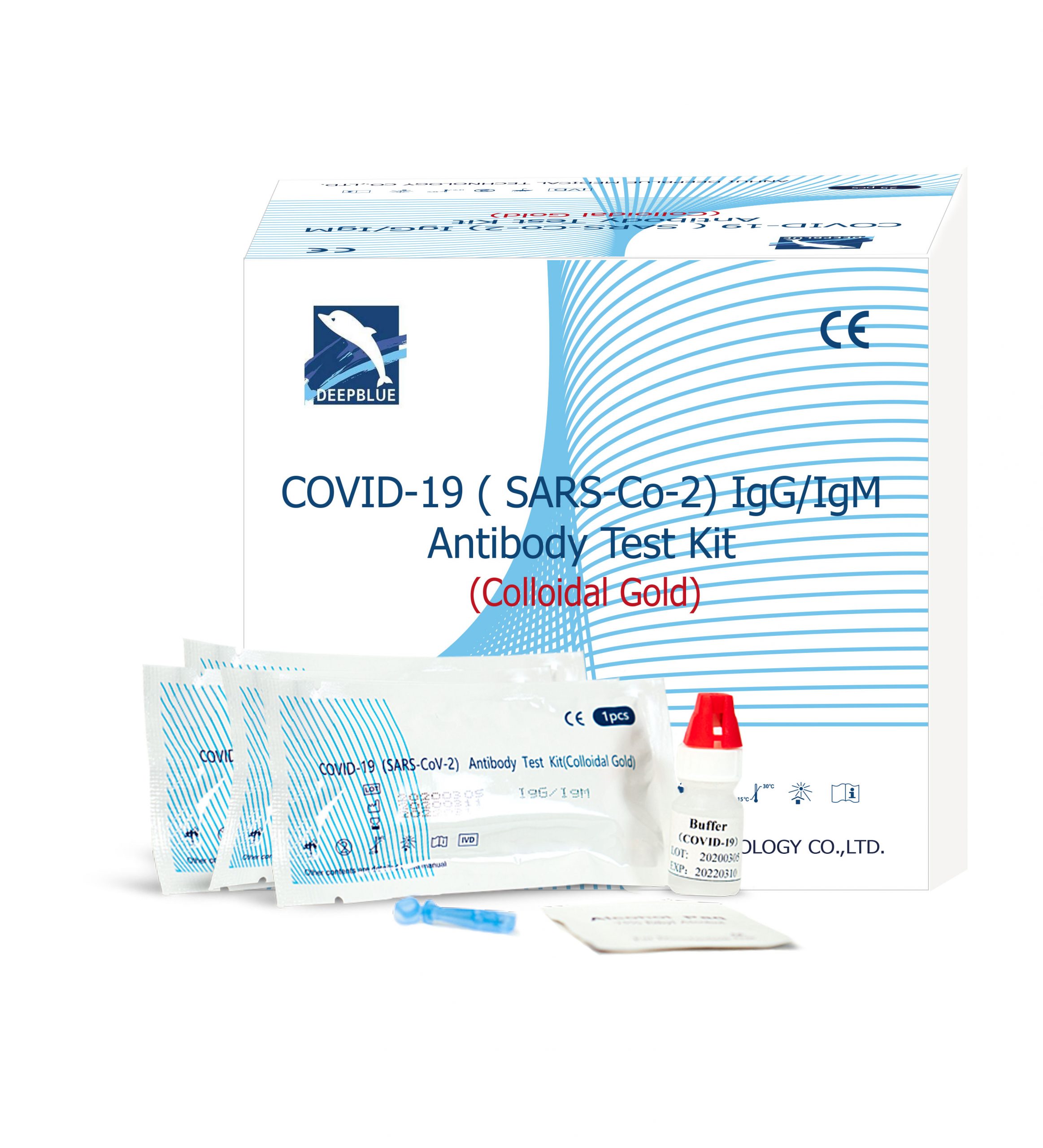 COVID-19, SARS-CoV-2, IgG / IgM (Złoto koloidalne)